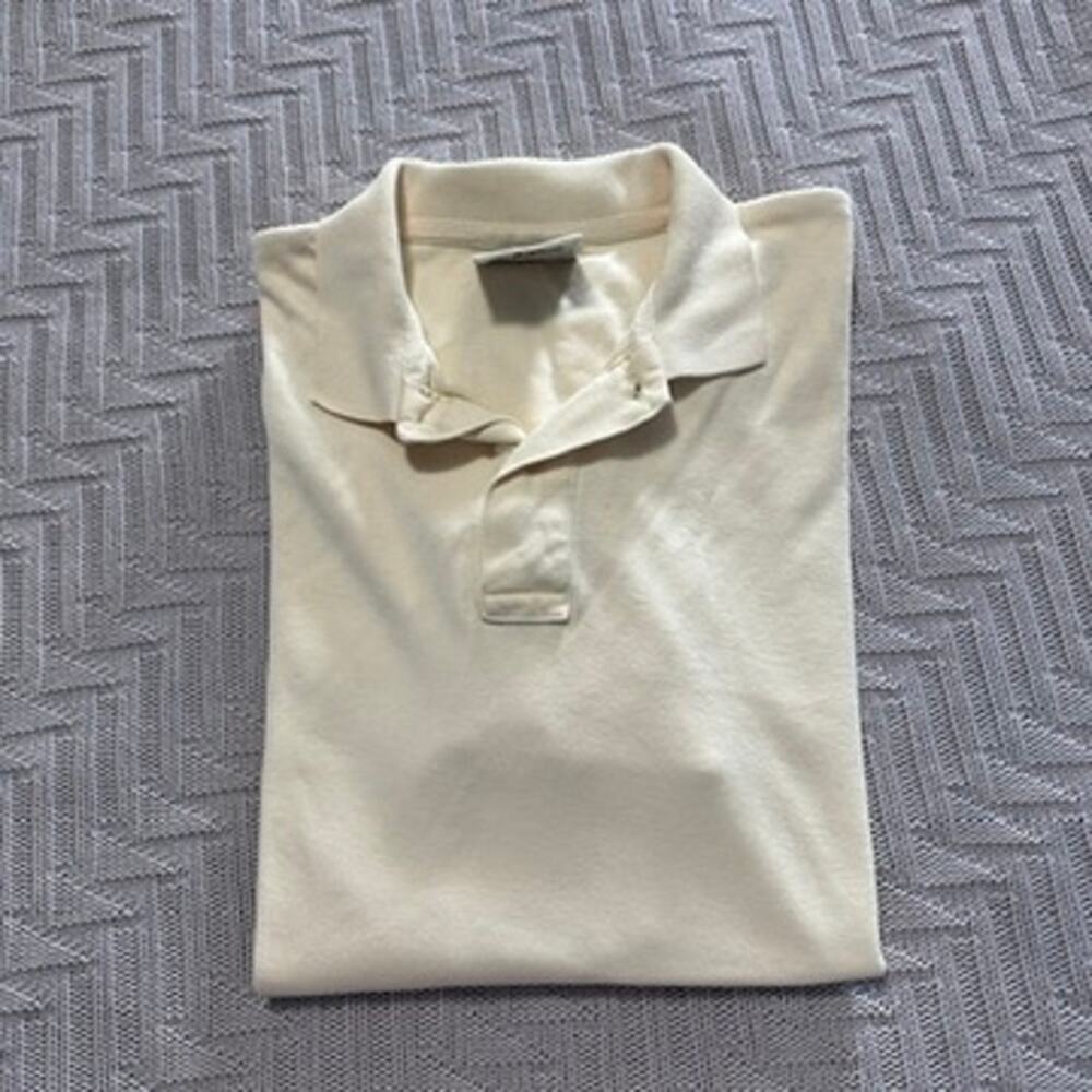 Vintage Sears and Roebuck yellow polo size L
